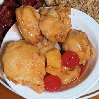 Jade East Restaurant - Sweet and Sour Chicken close-up - Chinese Near Me - Tewksbury, Massachusetts Jade East Restaurant - Sweet and Sour Chicken close-up - Chinese Near Me - Tewksbury, Massachusetts