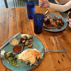 Blue Wing Frog - Burger and The BWF Reuben