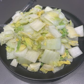 Long’s Noodle - Fried shao choi with garlic sauce - Dim Sum Near Me - Richmond, British Columbia