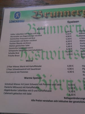 Menu photo 6 Zum Brunnergarten Munich, BY