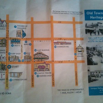 Michael's Place - Historic Downtown Lompoc Map by Chamber of Commerce where Michael's Place is located on Ocean between H and I Streets nr Lilley Bldg. - Lompoc, California Michael's Place - Historic Downtown Lompoc Map by Chamber of Commerce where Michael's Place is located on Ocean between H and I Streets nr Lilley Bldg. - Lompoc, California