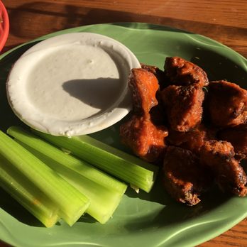 Yours Truly Restaurants - Re-plated, cold Boneless Buffalo Bites. See any sauce on that plate?? - Diners Near Me - Mayfield Village, Ohio Yours Truly Restaurants - Re-plated, cold Boneless Buffalo Bites. See any sauce on that plate?? - Diners Near Me - Mayfield Village, Ohio