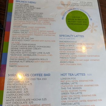 Mirabella's Table - Brunch menu Oct 2024 - Breakfast & Brunch Near Me - Rogers, Arkansas