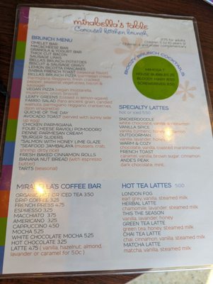 Menu photo 1 Mirabella's Table Rogers, AR