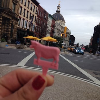 Peter Luger - My little med-rare piggy getting ready to walk Williamsburg Bridge...my favorite souvenir. - Steakhouses Near Me - Brooklyn, New York Peter Luger - My little med-rare piggy getting ready to walk Williamsburg Bridge...my favorite souvenir. - Steakhouses Near Me - Brooklyn, New York