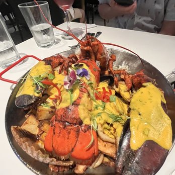 CVI.CHE 105 - Parilla Mochica with whole lobster - Seafood Near Me - Miami Beach, Florida CVI.CHE 105 - Parilla Mochica with whole lobster - Seafood Near Me - Miami Beach, Florida