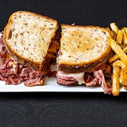On 3rd Steak And Hoagies - Mouth watering corned beef. Get it on rye or marble bread