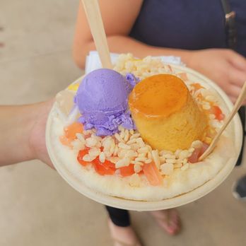 Ice Garden - Halo halo, Tapioca add custard - Desserts Near Me - Aiea, Hawaii