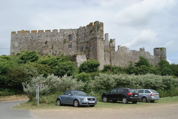 Manorbier Castle by null