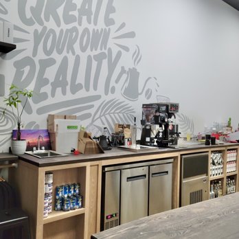 Qreate Coffee + Studio - Coffee bar area - Coffee & Tea Near Me - Orlando, Florida Qreate Coffee + Studio - Coffee bar area - Coffee & Tea Near Me - Orlando, Florida