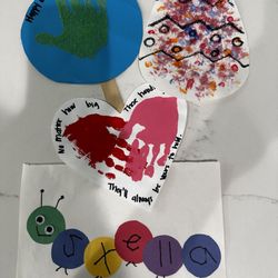 Kawai Kids - Artworks completed at daycare from my 2 year old.