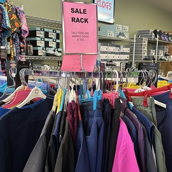 in Uniform - One of the sales racks - Uniforms Near Me - Petoskey, Michigan in Uniform - One of the sales racks - Uniforms Near Me - Petoskey, Michigan