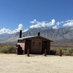 Taboose Campground - Clean pit toilet