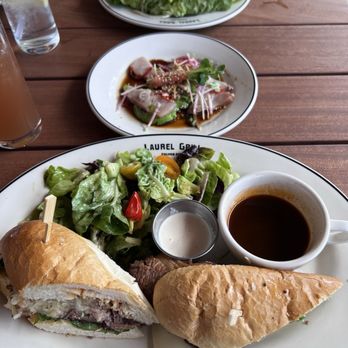 Laurel Grill - Brisket dip sandwich, Hamachi Crudo, Shrimp Salad - American Near Me - Culver City, California Laurel Grill - Brisket dip sandwich, Hamachi Crudo, Shrimp Salad - American Near Me - Culver City, California