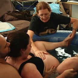 Here's me in all my birthing glory but I just love this picture of my support team including Sue Gill and my Doula, Sue Coffman. Here's me in all my birthing glory but I just love this picture of my support team including Sue Gill and my Doula, Sue Coffman.