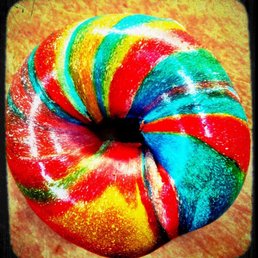 Rainbow Bagels