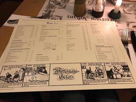 Menu photo 3 Zur Letzten Instanz Berlin, BE Menu photo 3 Zur Letzten Instanz Berlin, BE