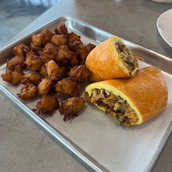 Joe Donut-Itasca - Breakfast Burrito and Potatoes - Donuts Near Me - Itasca, Illinois