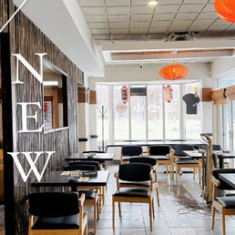 the interior of the restaurant