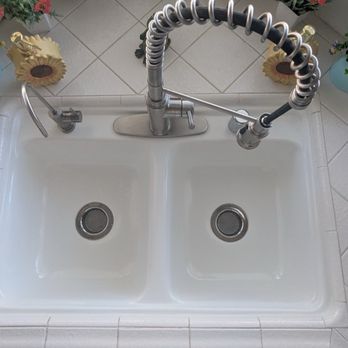 Tubby's Tub & Tile - It was a set in porcelain sink Tubby's Tub and Tile, made it look like a new sink. - Refinishing Services Near Me Tubby's Tub & Tile - It was a set in porcelain sink Tubby's Tub and Tile, made it look like a new sink. - Refinishing Services Near Me