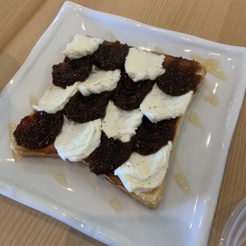 Okaeri Cafe - Fig spread with cream cheese toast - Japanese Near Me - Richardson, Texas Okaeri Cafe - Fig spread with cream cheese toast - Japanese Near Me - Richardson, Texas