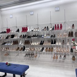 Von Maur - The sale shoe room.