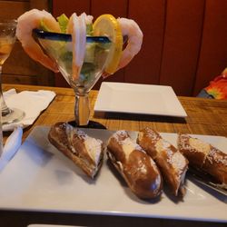 RS Beanery Coffee & Cocktails - Pretzels and shrimp cocktail