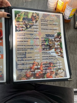 Menu photo 1 Los Mareados Ceviche Bar San Jacinto, CA Menu photo 1 Los Mareados Ceviche Bar San Jacinto, CA