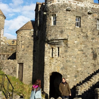 Eilean Donan Castle - The inside of the castle looking at the part of the structure that had been occupied. - Castles Near Me - Kyle, HLD
