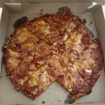 Imo's Pizza - Pepperoni, sausage and extra sauce. Mysterious thief guilty of first slice - Italian Near Me - Overland Park, Kansas Imo's Pizza - Pepperoni, sausage and extra sauce. Mysterious thief guilty of first slice - Italian Near Me - Overland Park, Kansas