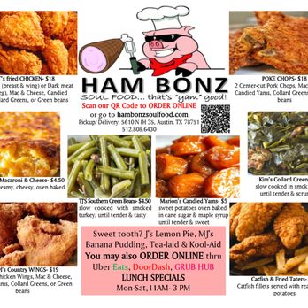 Ham Bonz Soul Food - Soul Food Near Me - Bastrop, Texas Ham Bonz Soul Food - Soul Food Near Me - Bastrop, Texas