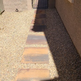 Sun City Landscaping - House side towards back yard - Landscaping Near Me - Henderson, Nevada Sun City Landscaping - House side towards back yard - Landscaping Near Me - Henderson, Nevada
