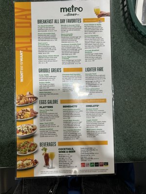 Menu photo 8 Metro Diner Oviedo, FL