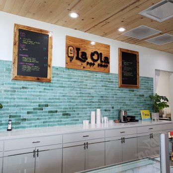 La Ola Pop Shop - Front counter area. - Desserts Near Me - Kyle, Texas La Ola Pop Shop - Front counter area. - Desserts Near Me - Kyle, Texas