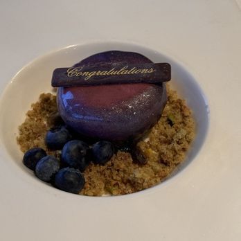 Seven Glaciers Restaurant - Buleberry mochi - New American Near Me - Girdwood, Alaska