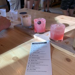 Plank Road Distillery - Our awesome flight!