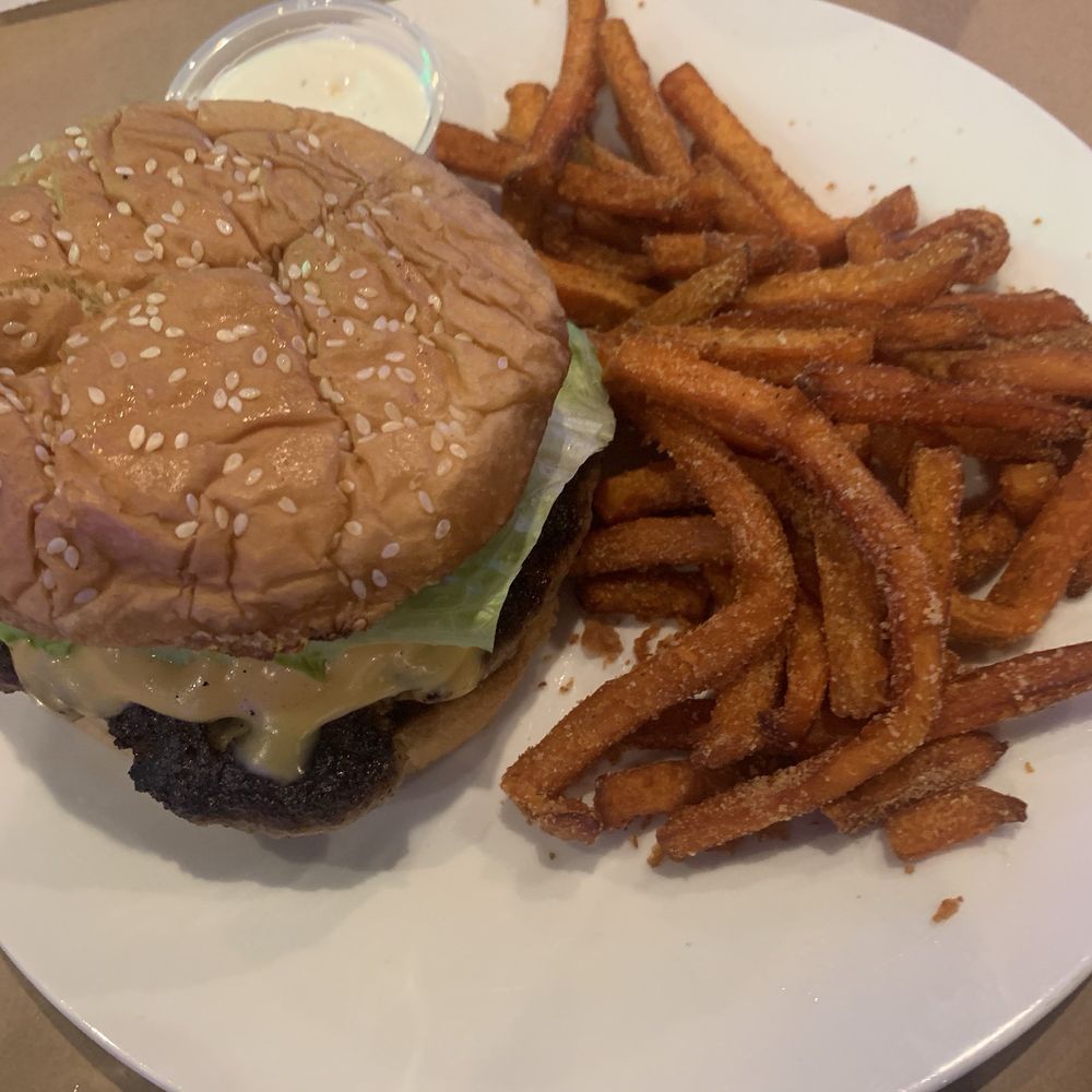 Da Crawfish and Crabshack - Cheese Burger w/ Fries - Seafood Near Me - Kapolei, Hawaii