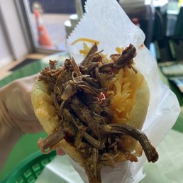Shredded Beef Arepa