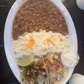 Fresh Off the Boat Fish Grill - Grilled Fish (Cod) Taco Plate. - Mediterranean Near Me - Placentia, California