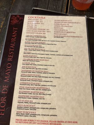 Menu photo 5 Flor De Mayo New York, NY Menu photo 5 Flor De Mayo New York, NY