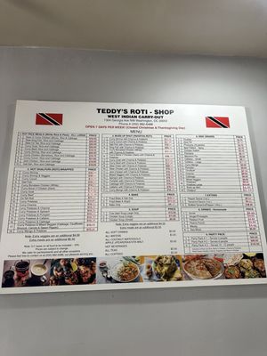 Menu photo 4 Teddy's Roti Shop Washington, DC, DC Menu photo 4 Teddy's Roti Shop Washington, DC, DC