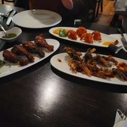 Caraway Grill - Tiger Shrimp, Tandoori Chicken and Mixed Vegetable Pakora
