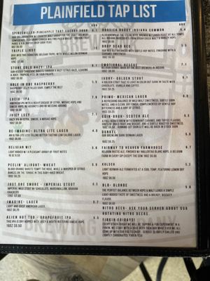 Menu photo 5 Brew Link Brewing Plainfield, IN