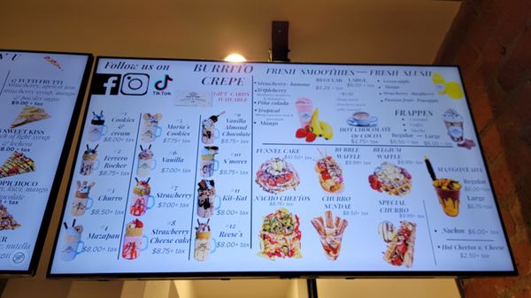 Menu photo 5 Crepes and Shakes LA Glendora, CA Menu photo 5 Crepes and Shakes LA Glendora, CA