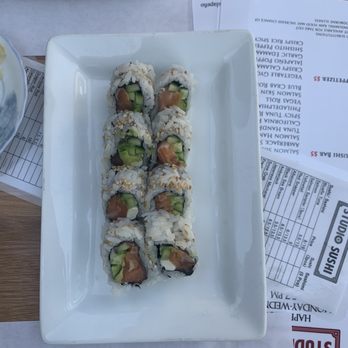 Studio Sushi - Philadelphia Roll on happy hour - Sushi Bars Near Me - Studio City, California Studio Sushi - Philadelphia Roll on happy hour - Sushi Bars Near Me - Studio City, California