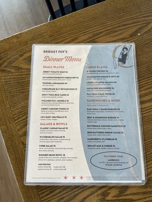 Menu photo 1 Bridget Foy's Philadelphia, PA