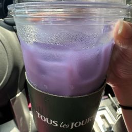 Ube latte