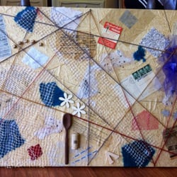 My first collage with Lori's help.
