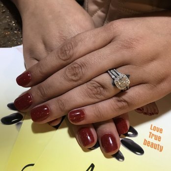 Aloha Nail and Spa - Love my SNS nails!! This is color 245!!! Quick and they last for weeks - Nail Salons Near Me - Longwood, Florida