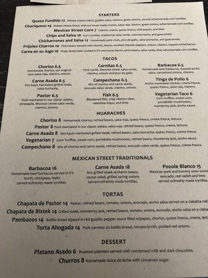 Menu photo 8 La Chingada Toronto, ON